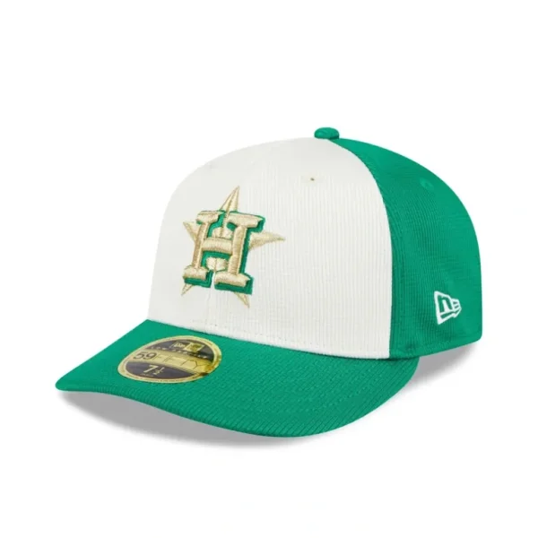 Shop Houston Astros St Patricks Day 2024 Low Profile 59FIFTY Fitted Hat - KTGCaps - Baseball caps for various teams, purchased online at a discount