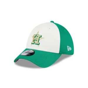 Best Sale Houston Astros St Patricks Day 2024 39THIRTY Stretch Fit Hat - KTGCaps - Baseball caps for various teams, purchased online at a discount