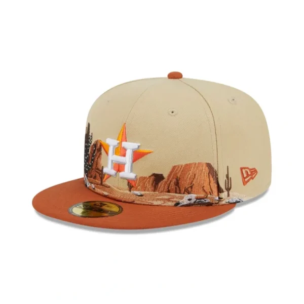 Sale Houston Astros Team Landscape 59FIFTY Fitted Hat - KTGCaps - Baseball caps for various teams, purchased online at a discount