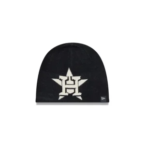 Outlet Houston Astros Team Mega Logo Knit Beanie - KTGCaps - Baseball caps for various teams, purchased online at a discount