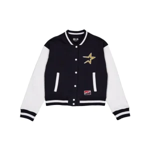 Best Sale Houston Astros Throwback Fleece Womens Jacket - KTGCaps - Baseball caps for various teams, purchased online at a discount