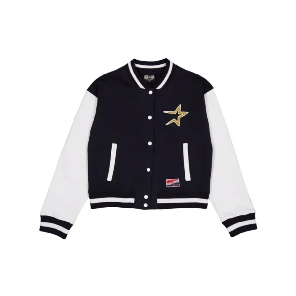 Best Sale Houston Astros Throwback Fleece Womens Jacket - KTGCaps - Baseball caps for various teams, purchased online at a discount