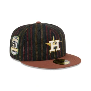 Best Sale Houston Astros Vintage Herringbone 59FIFTY Fitted Hat - KTGCaps - Baseball caps for various teams, purchased online at a discount