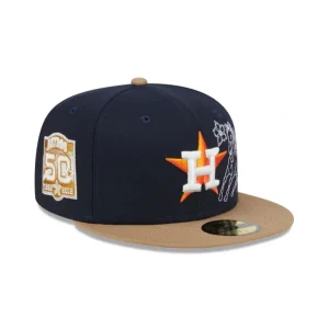 Best Houston Astros Western Khaki 59FIFTY Fitted Hat - KTGCaps - Baseball caps for various teams, purchased online at a discount