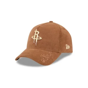 New Houston Rockets Ornamental Cord 9FORTY AFrame Snapback Hat - KTGCaps - Baseball caps for various teams, purchased online at a discount
