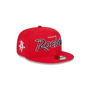 Sale Houston Rockets Script Kids 9FIFTY Snapback Hat - KTGCaps - Baseball caps for various teams, purchased online at a discount
