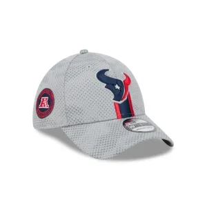 Best Houston Texans 2024 Sideline Gray 39THIRTY Stretch Fit Hat - KTGCaps - Baseball caps for various teams, purchased online at a discount