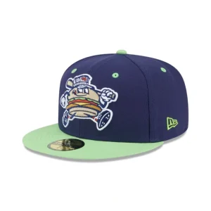 New Hub City Spartanburgers Alt 1 59FIFTY Fitted Hat - KTGCaps - Baseball caps for various teams, purchased online at a discount