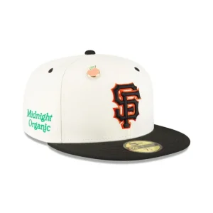 New HUF x Midnight Organic x San Francisco Giants 59FIFTY Fitted Hat - KTGCaps - Baseball caps for various teams, purchased online at a discount