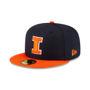 Best Sale Illinois Fighting Illini 59FIFTY Fitted Hat - KTGCaps - Baseball caps for various teams, purchased online at a discount