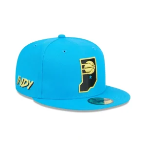 Sale Indiana Pacers 2024 City Edition Alt 59FIFTY Fitted Hat - KTGCaps - Baseball caps for various teams, purchased online at a discount