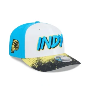 Best Indiana Pacers 2024 City Edition 9SEVENTY StretchSnap Hat - KTGCaps - Baseball caps for various teams, purchased online at a discount