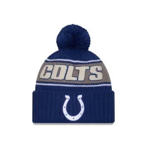 Online Indianapolis Colts 2024 Cold Weather Sport Pom Knit Hat - KTGCaps - Baseball caps for various teams, purchased online at a discount