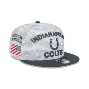 Outlet Indianapolis Colts 2024 Salute to Service 9FIFTY Snapback Hat - KTGCaps - Baseball caps for various teams, purchased online at a discount