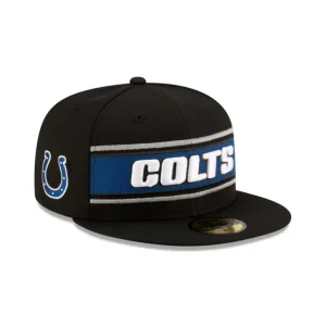 Shop Indianapolis Colts 2024 Sideline Black 59FIFTY Fitted Hat - KTGCaps - Baseball caps for various teams, purchased online at a discount