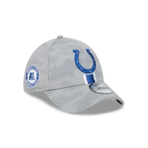 Best Sale Indianapolis Colts 2024 Sideline Gray 39THIRTY Stretch Fit Hat - KTGCaps - Baseball caps for various teams, purchased online at a discount