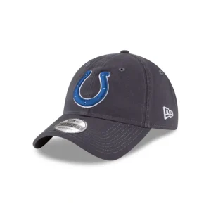 Hot Indianapolis Colts NFL Core Classic Graphite 9TWENTY Adjustable Hat - KTGCaps - Baseball caps for various teams, purchased online at a discount