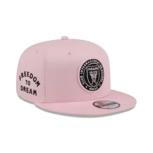 Hot Inter Miami 2024 Jersey Hook 9FIFTY Snapback Hat - KTGCaps - Baseball caps for various teams, purchased online at a discount