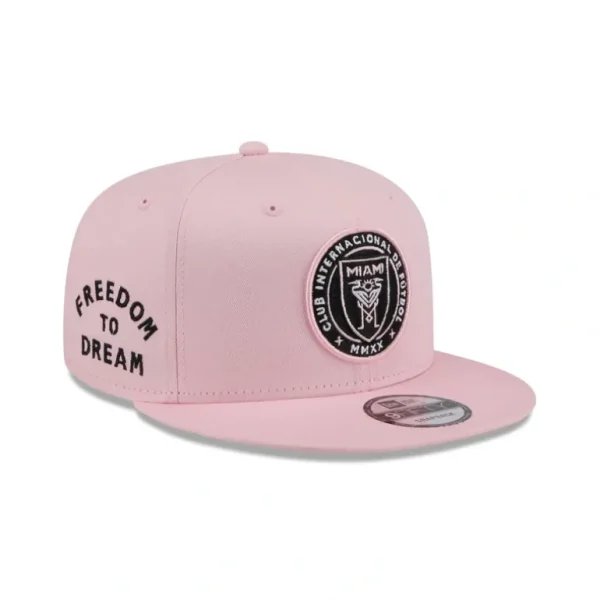 Hot Inter Miami 2024 Jersey Hook 9FIFTY Snapback Hat - KTGCaps - Baseball caps for various teams, purchased online at a discount