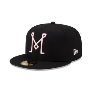 Store Inter Miami Basic Black 59FIFTY Fitted Hat - KTGCaps - Baseball caps for various teams, purchased online at a discount