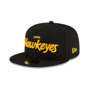 Shop Iowa Hawkeyes Script 59FIFTY Fitted Hat - KTGCaps - Baseball caps for various teams, purchased online at a discount