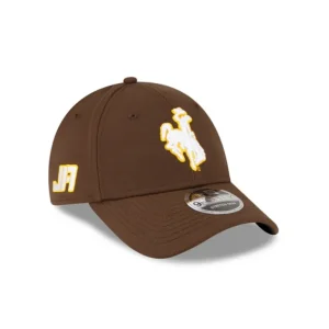 Hot JA17 Wyoming Cowboys Brown 9FORTY Snapback Hat - KTGCaps - Baseball caps for various teams, purchased online at a discount