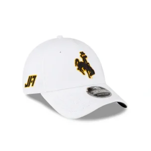 Online JA17 Wyoming Cowboys White 9FORTY Snapback Hat - KTGCaps - Baseball caps for various teams, purchased online at a discount