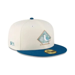Online Jacksonville Beach Sea Birds Chrome Blue 59FIFTY Fitted Hat - KTGCaps - Baseball caps for various teams, purchased online at a discount