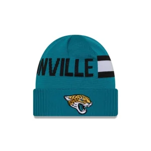 New Jacksonville Jaguars 2024 Cold Weather Tech Knit Beanie - KTGCaps - Baseball caps for various teams, purchased online at a discount