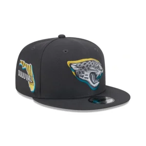 Outlet Jacksonville Jaguars 2024 Draft 9FIFTY Snapback Hat - KTGCaps - Baseball caps for various teams, purchased online at a discount