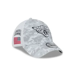 Hot Jacksonville Jaguars 2024 Salute to Service 39THIRTY Stretch Fit Hat - KTGCaps - Baseball caps for various teams, purchased online at a discount