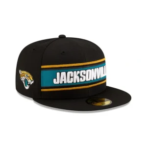 Store Jacksonville Jaguars 2024 Sideline Black 59FIFTY Fitted Hat - KTGCaps - Baseball caps for various teams, purchased online at a discount