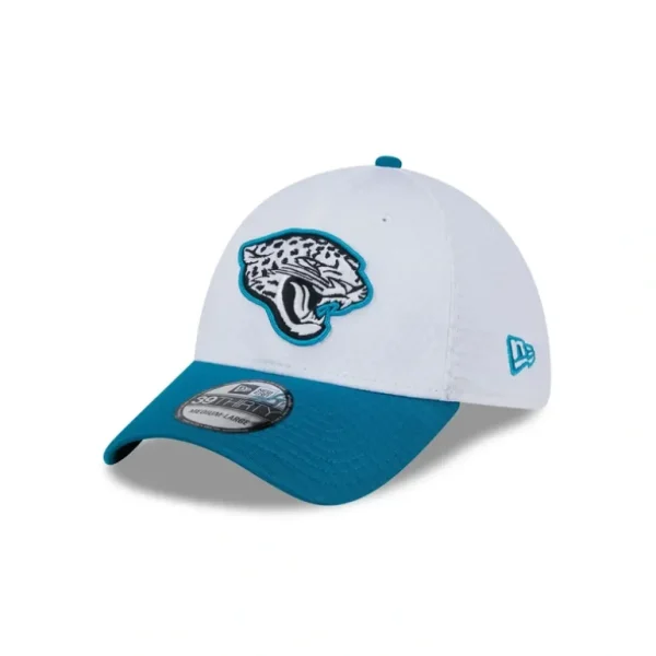 Sale Jacksonville Jaguars 2024 Training 39THIRTY Stretch Fit Hat - KTGCaps - Baseball caps for various teams, purchased online at a discount