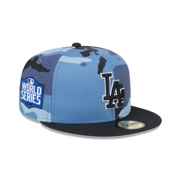 Online Just Caps Color Camo Los Angeles Dodgers 59FIFTY Fitted Hat - KTGCaps - Baseball caps for various teams, purchased online at a discount