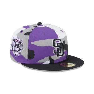 New Just Caps Color Camo San Diego Padres 59FIFTY Fitted Hat - KTGCaps - Baseball caps for various teams, purchased online at a discount