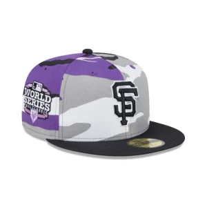 Outlet Just Caps Color Camo San Francisco Giants 59FIFTY Fitted Hat - KTGCaps - Baseball caps for various teams, purchased online at a discount