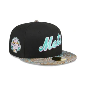 Hot Just Caps Jacquard Visor New York Mets 59FIFTY Fitted Hat - KTGCaps - Baseball caps for various teams, purchased online at a discount