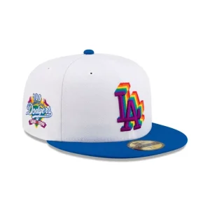 Online Just Caps Kaleidoscope Los Angeles Dodgers 59FIFTY Fitted Hat - KTGCaps - Baseball caps for various teams, purchased online at a discount