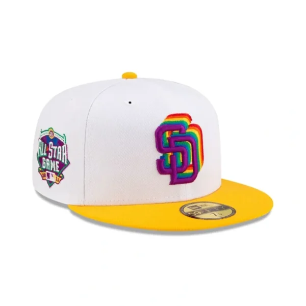 Hot Just Caps Kaleidoscope San Diego Padres 59FIFTY Fitted Hat - KTGCaps - Baseball caps for various teams, purchased online at a discount