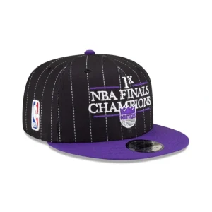 Outlet Just Caps NBA Champion Pinstripe Sacramento Kings 9FIFTY Snapback Hat - KTGCaps - Baseball caps for various teams, purchased online at a discount