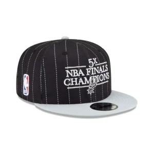 Store Just Caps NBA Champion Pinstripe San Antonio Spurs 9FIFTY Snapback Hat - KTGCaps - Baseball caps for various teams, purchased online at a discount