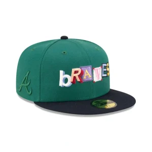 Best Sale Just Caps Note Pack Atlanta Braves 59FIFTY Fitted Hat - KTGCaps - Baseball caps for various teams, purchased online at a discount