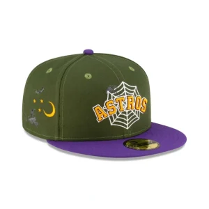 Store Just Caps Spider Web Houston Astros 59FIFTY Fitted Hat - KTGCaps - Baseball caps for various teams, purchased online at a discount