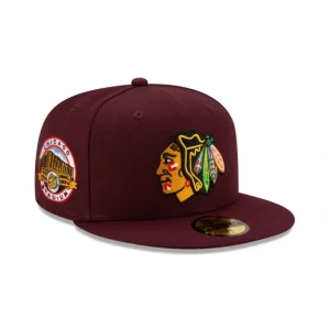 Best Just Caps Variety Stadium Chicago Blackhawks 59FIFTY Fitted Hat - KTGCaps - Baseball caps for various teams, purchased online at a discount