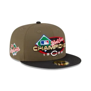 Hot Just Caps World Series Cincinnati Reds 59FIFTY Fitted Hat - KTGCaps - Baseball caps for various teams, purchased online at a discount