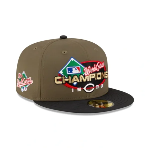 Hot Just Caps World Series Cincinnati Reds 59FIFTY Fitted Hat - KTGCaps - Baseball caps for various teams, purchased online at a discount
