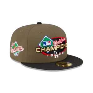 Best Just Caps World Series Los Angeles Dodgers 59FIFTY Fitted Hat - KTGCaps - Baseball caps for various teams, purchased online at a discount