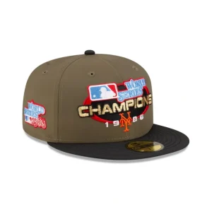 Online Just Caps World Series New York Mets 59FIFTY Fitted Hat - KTGCaps - Baseball caps for various teams, purchased online at a discount