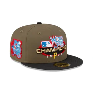 New Just Caps World Series Pittsburgh Pirates 59FIFTY Fitted Hat - KTGCaps - Baseball caps for various teams, purchased online at a discount