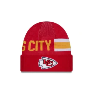 New Kansas City Chiefs 2024 Cold Weather Tech Knit Beanie - KTGCaps - Baseball caps for various teams, purchased online at a discount